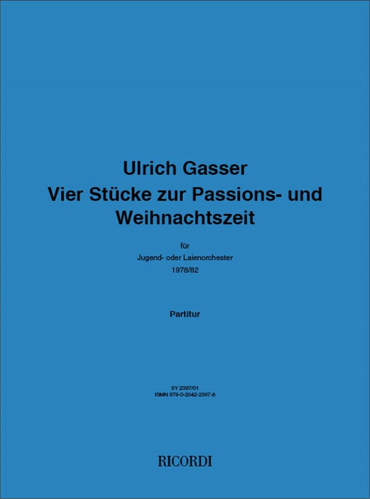 Vier Stücke zur Passions - und Weihnachtszeit